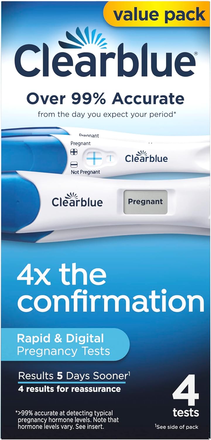 Clearblue Digital Pregnancy Test and Rapid Detection Pregnancy Test Set

