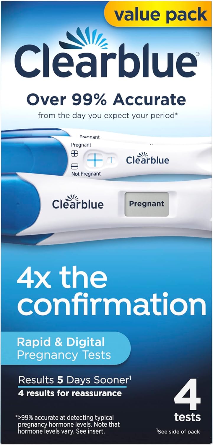 Clearblue Digital Pregnancy Test and Rapid Detection Pregnancy Test Set

