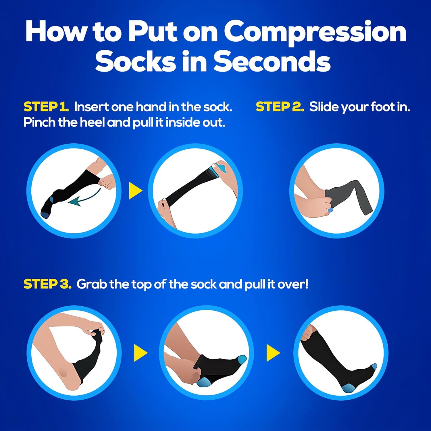 SB SOX 20-30mmHg Compression Socks for Men and Women, Graduated Calf Support

