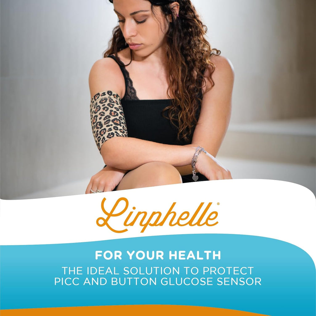 Coverpicc PICC Line Cover, Soft Microfiber Upper Arm Sleeve for IV Protection

