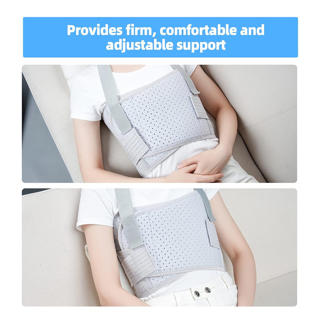 Solmyr Rib Injury Belt Chest Binder Rib Brace Compression Support

