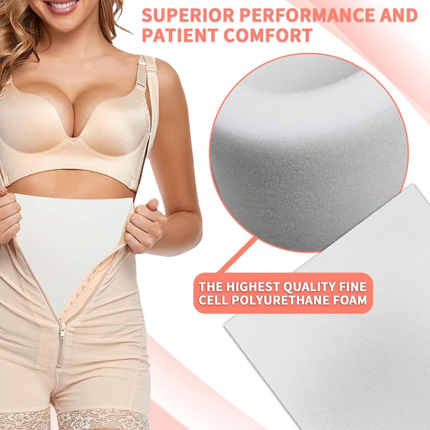 WENSSKKU Lipo Foam Pads Post Surgery Compression Sheets for Liposuction Recovery

