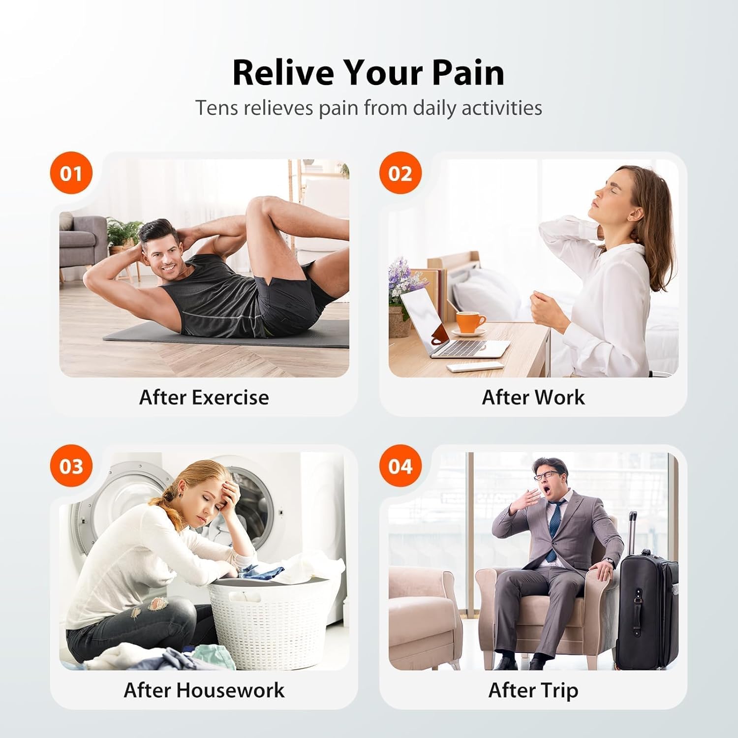 iHealth Dual-Channel TENS Unit Muscle Stimulator with 24 Modes and 15 Intensities

