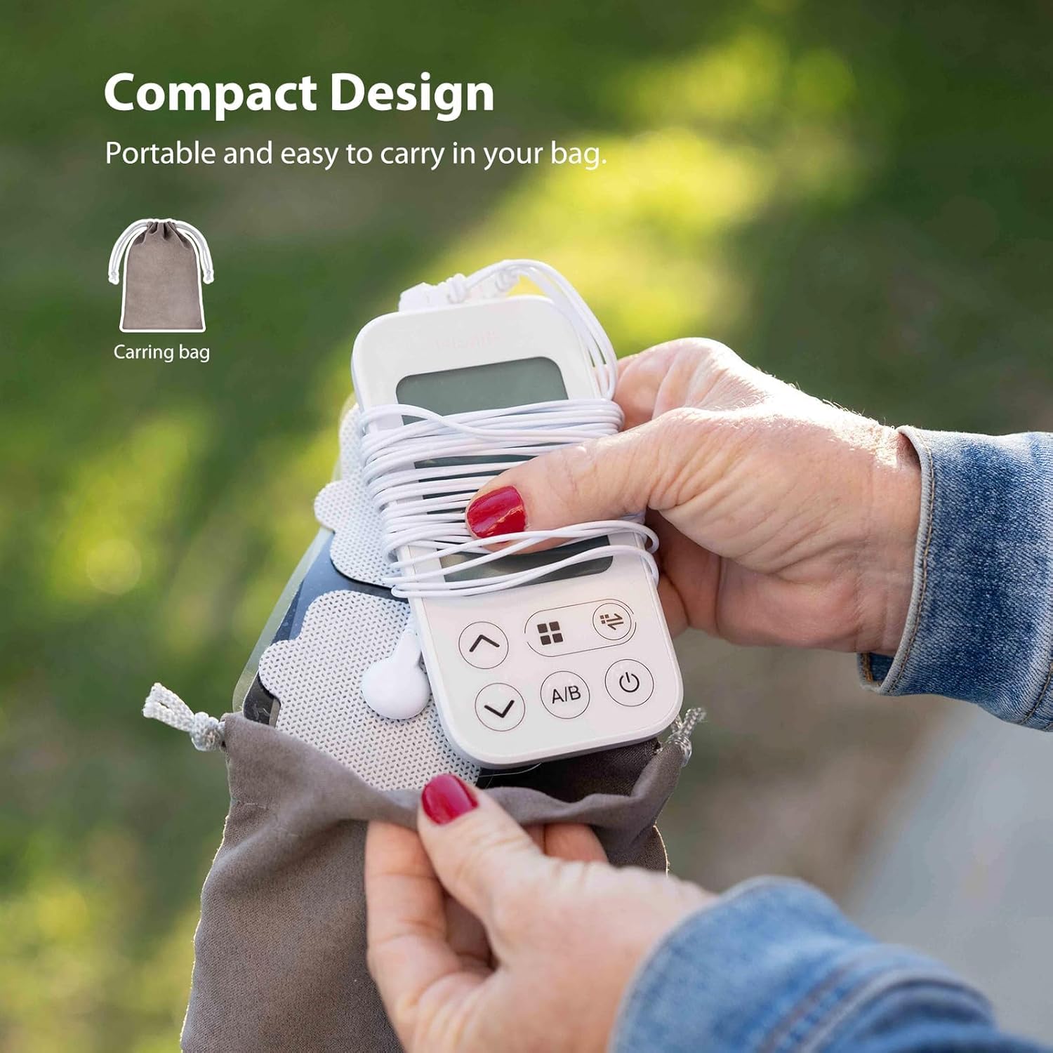 iHealth Dual-Channel TENS Unit Muscle Stimulator with 24 Modes and 15 Intensities

