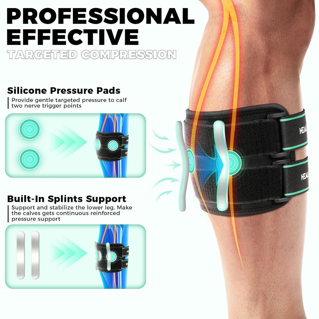 Healrecux Sciatica Relief Brace with Acupoint Pressure Pads and Stabilizing Splints

