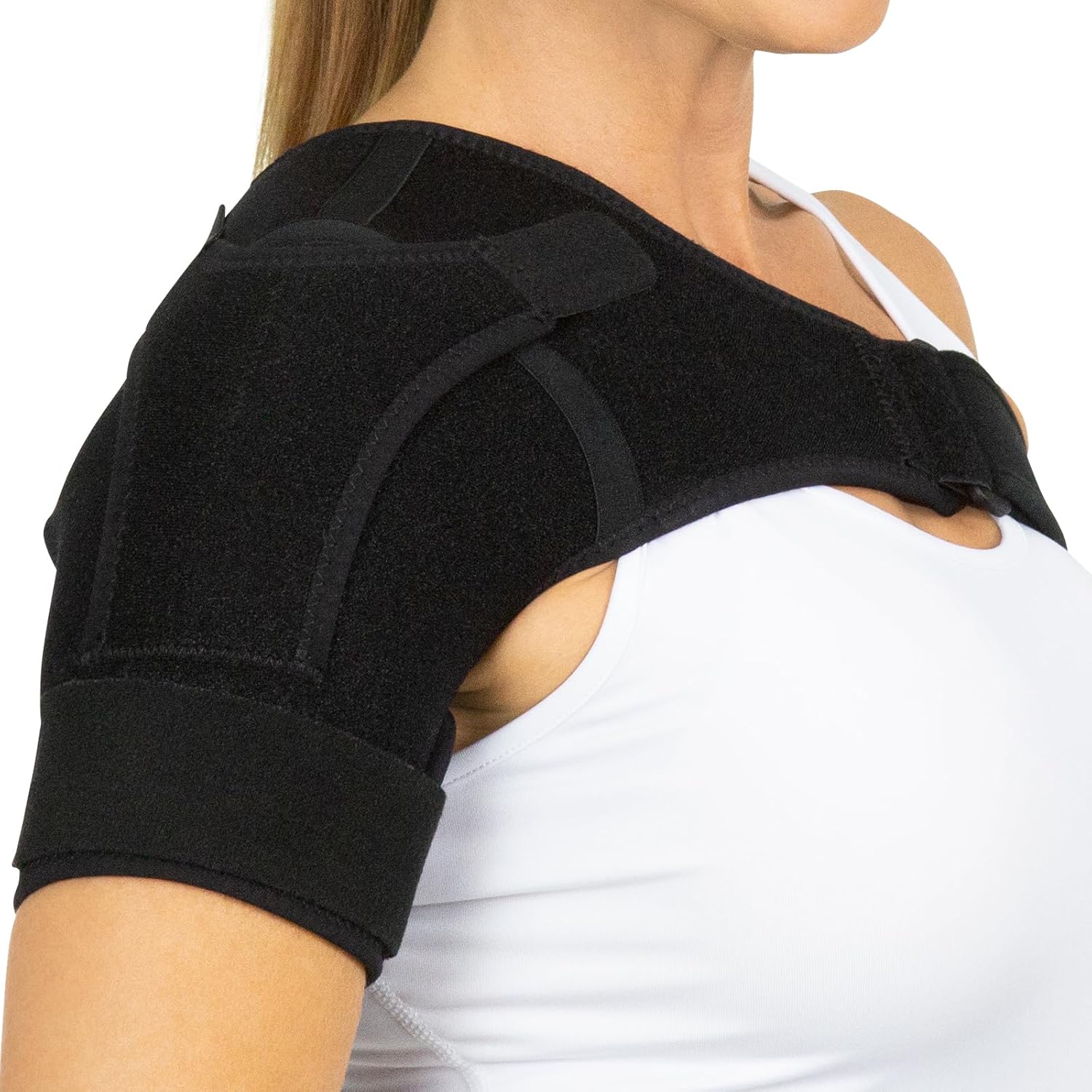 Vive Shoulder Brace Compression Sleeve for Rotator Cuff, Arthritis, Sprains

