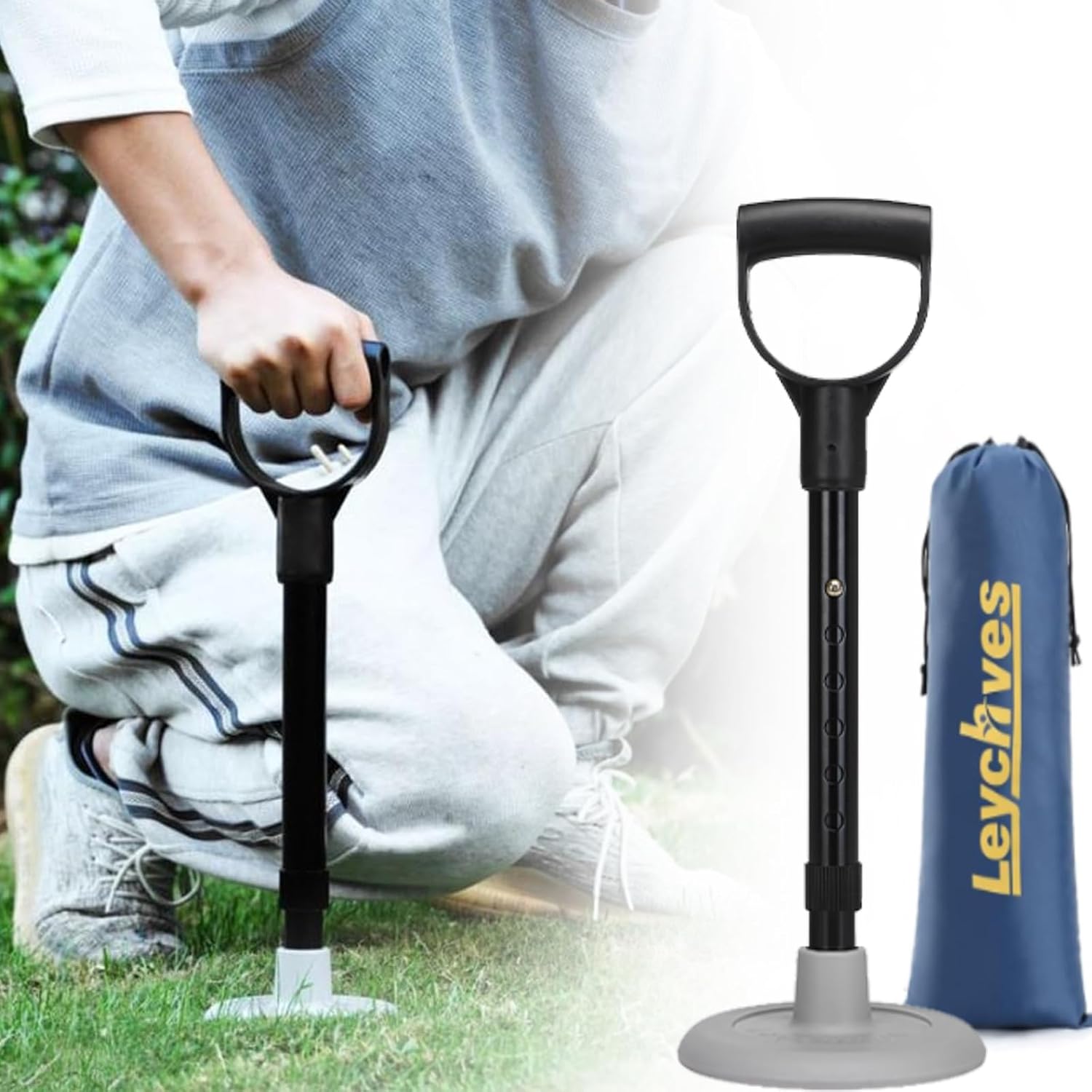 Adjustable Standing Lift Assist for Seniors Mobility Support, 600 lb Capacity

