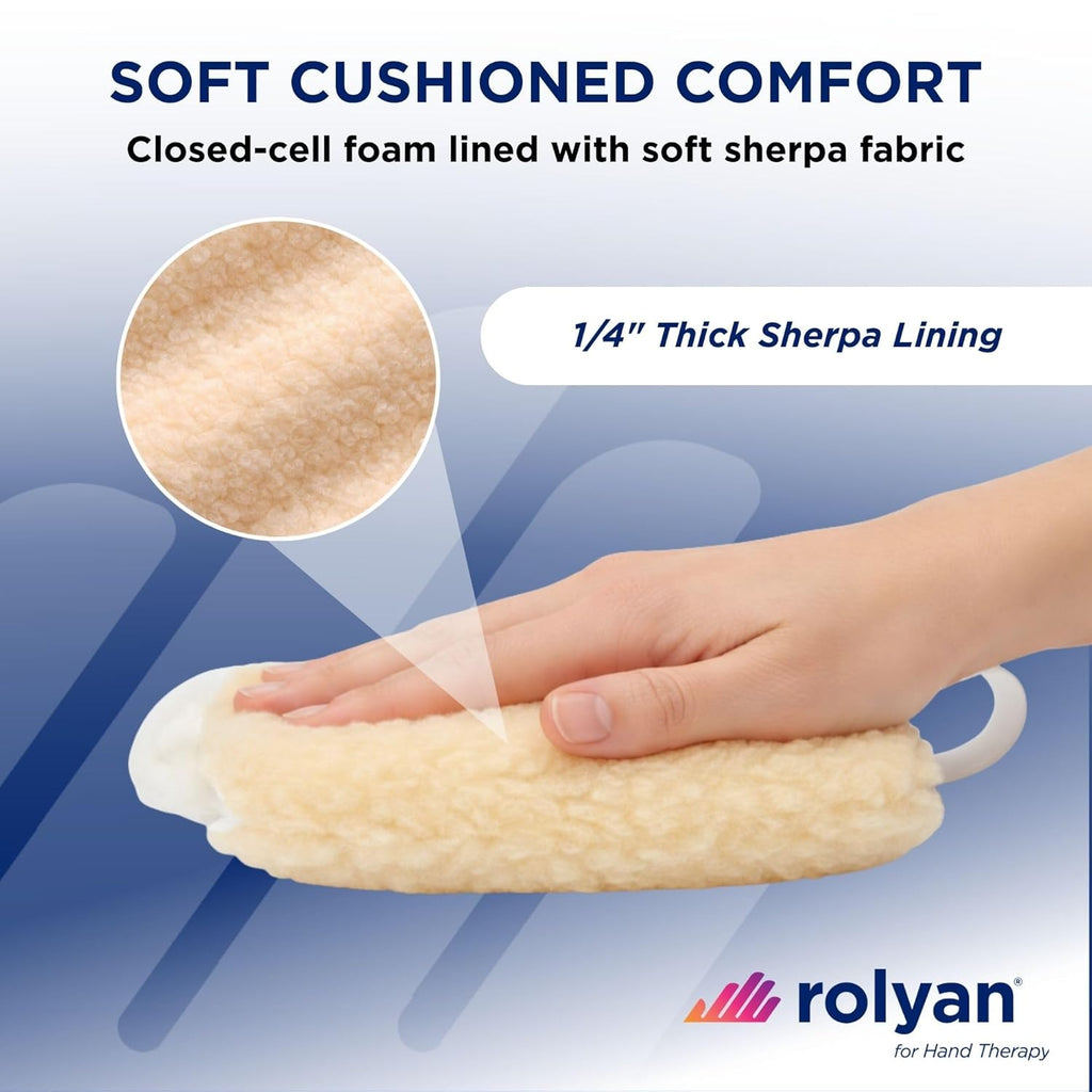 Rolyan Palm Protector Soft Padded Palm Guard for Contractures and Spasticity


