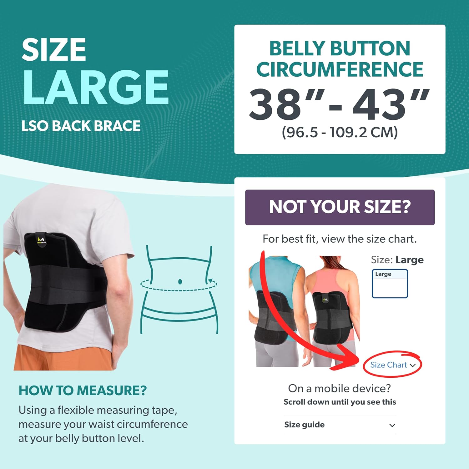 BraceAbility LSO Back Brace for Herniated Disc, Sciatica, Lumbar Spinal Support

