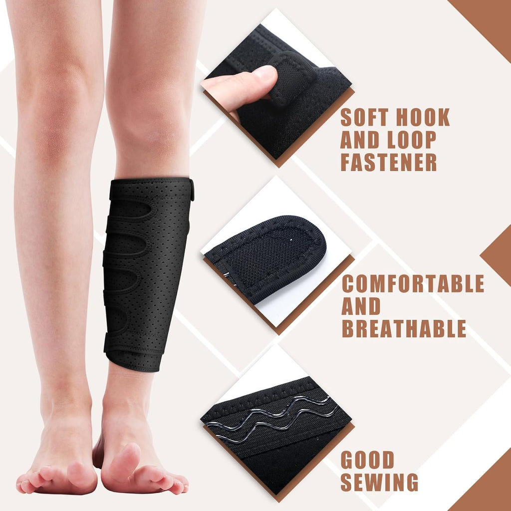 Hoolerry 5-Strap Calf Compression Wrap for Lymphedema, Edema, Venous Insufficiency

