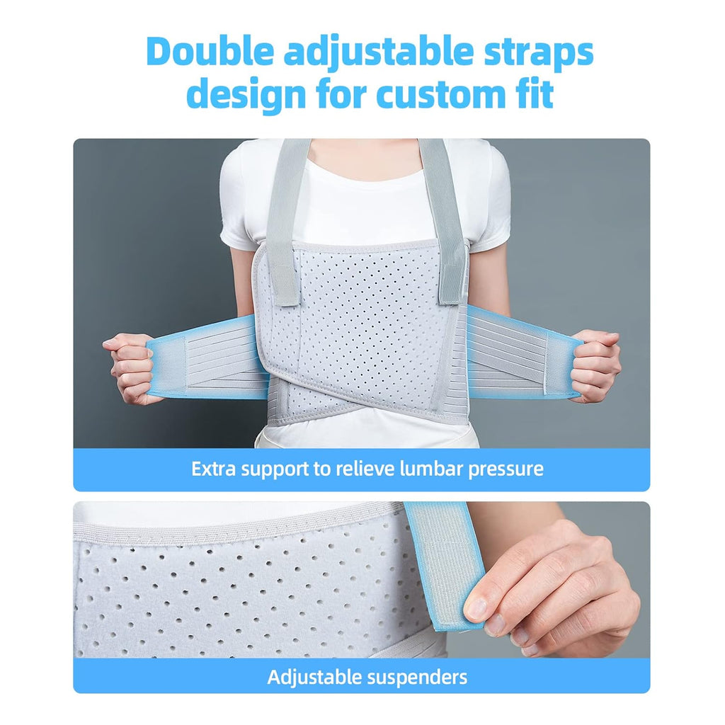 Solmyr Rib Injury Belt Chest Binder Rib Brace Compression Support

