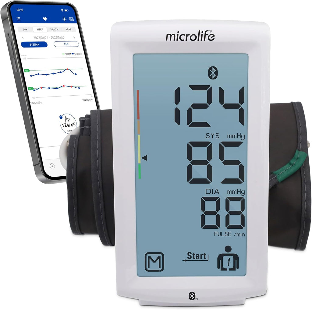 Microlife Series 800 Upper Arm Smart Blood Pressure Monitor with Bluetooth

