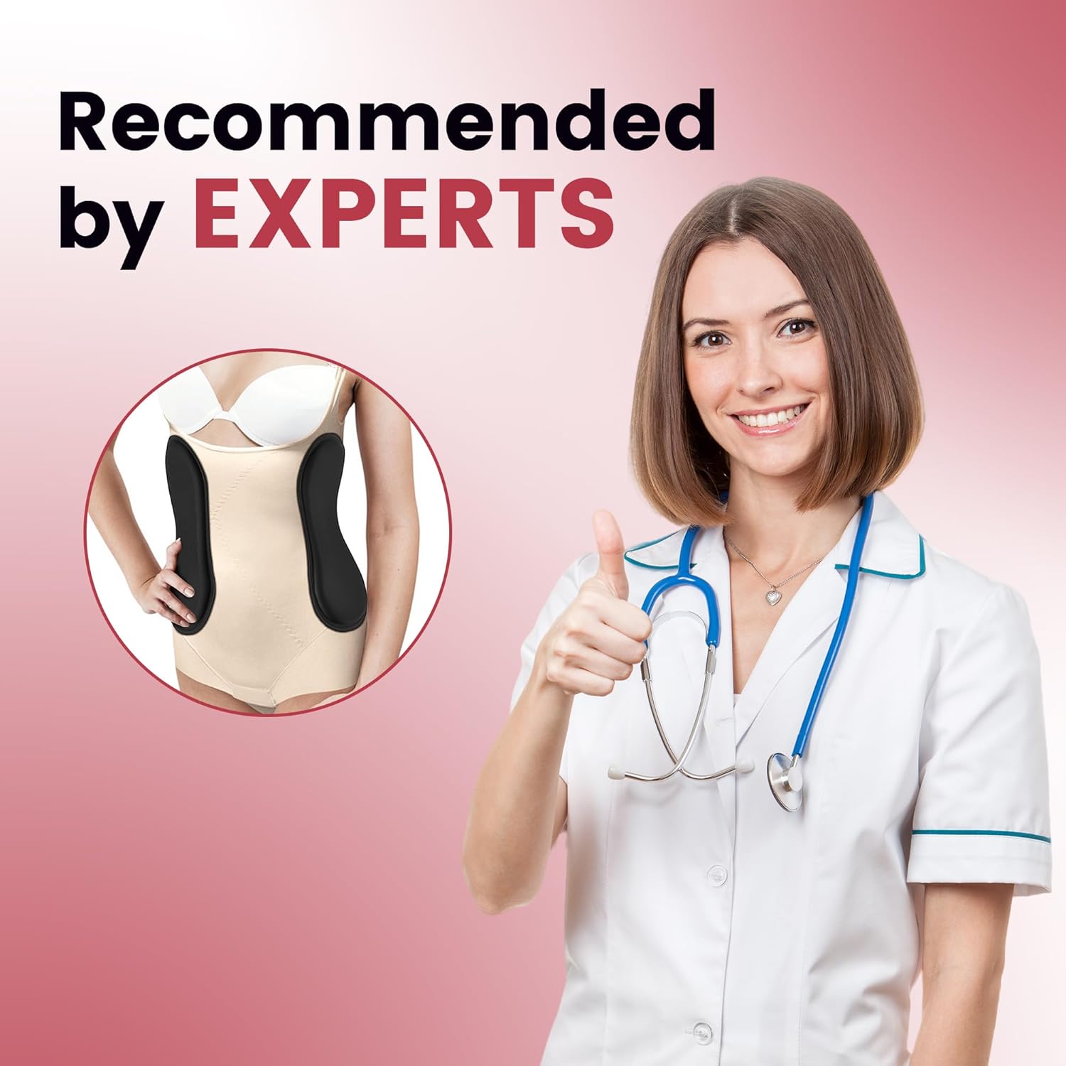 Wehhbtye Post-Surgery Lipo Foam Abdominal Side Compression Board Lateral Protector

