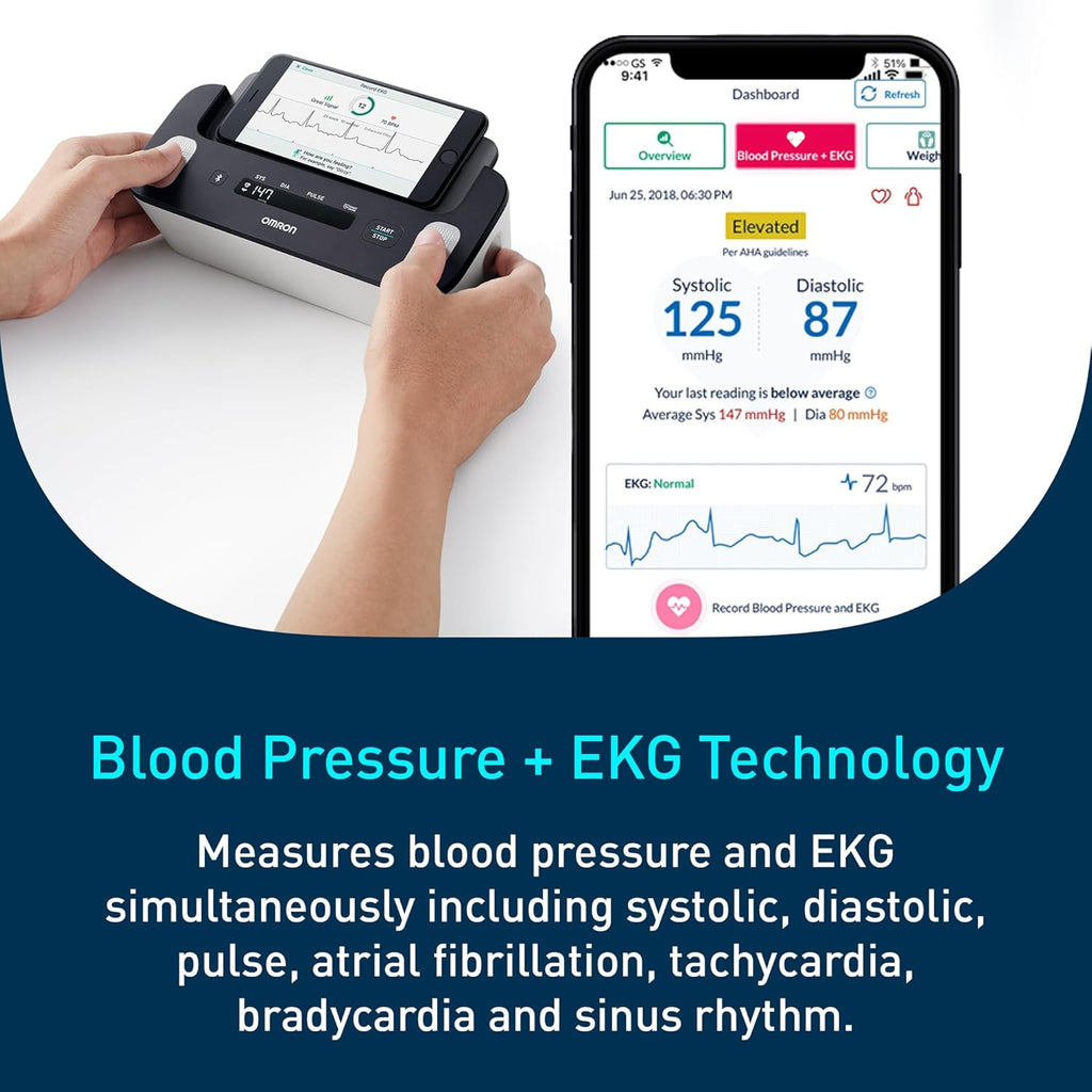 OMRON Complete 2-in-1 Upper Arm Blood Pressure Monitor with EKG

