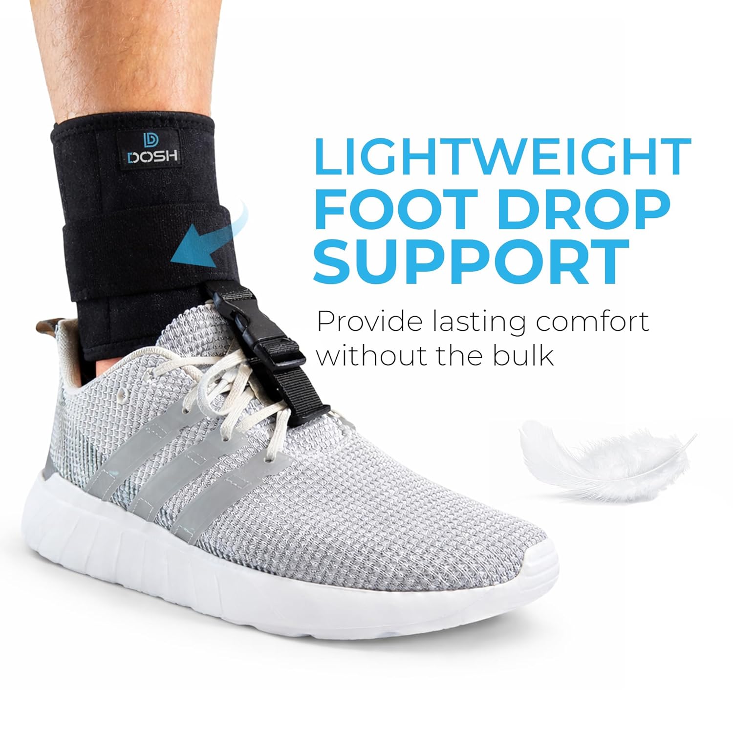 Dosh AFO Foot Drop Brace for Walking, Ankle Foot Orthosis

