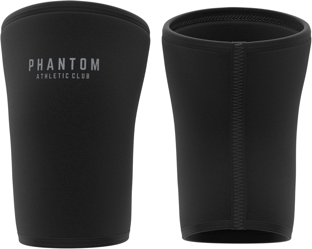Phantom Athletic Club 7mm Compression Knee Sleeves Neoprene Knee Braces 2 Pack

