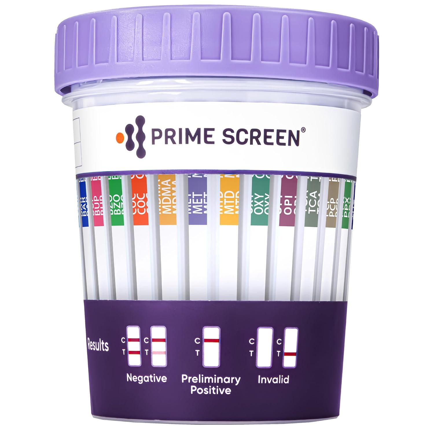 Prime Screen 14 Panel Urine Drug Test Cup for Instant Drug Screening