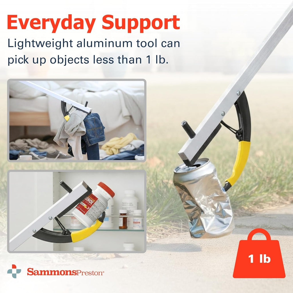 Sammons Preston Reacher Grabber Tool with Ergonomic Grip and Claw Jaw

