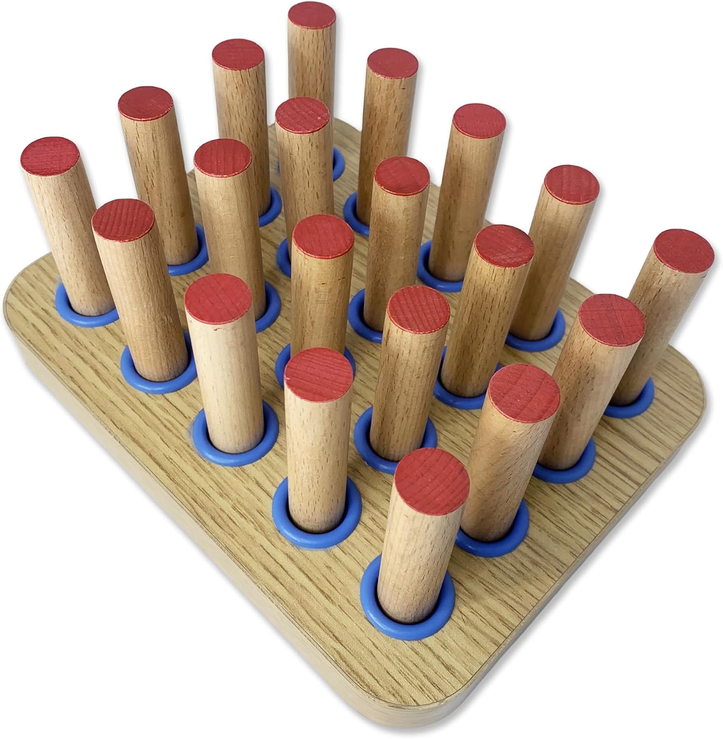 Stroke Hand Exercise Kit Wooden Sticks Finger Grip Training Tool for Rehab

