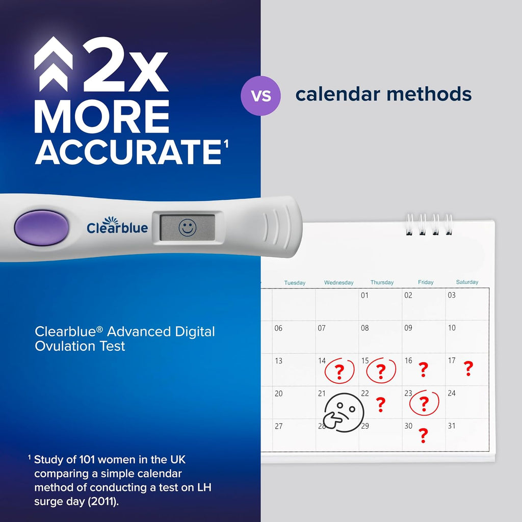 Clearblue Advanced Digital Ovulation Test Kit, Digital LH Surge Detection

