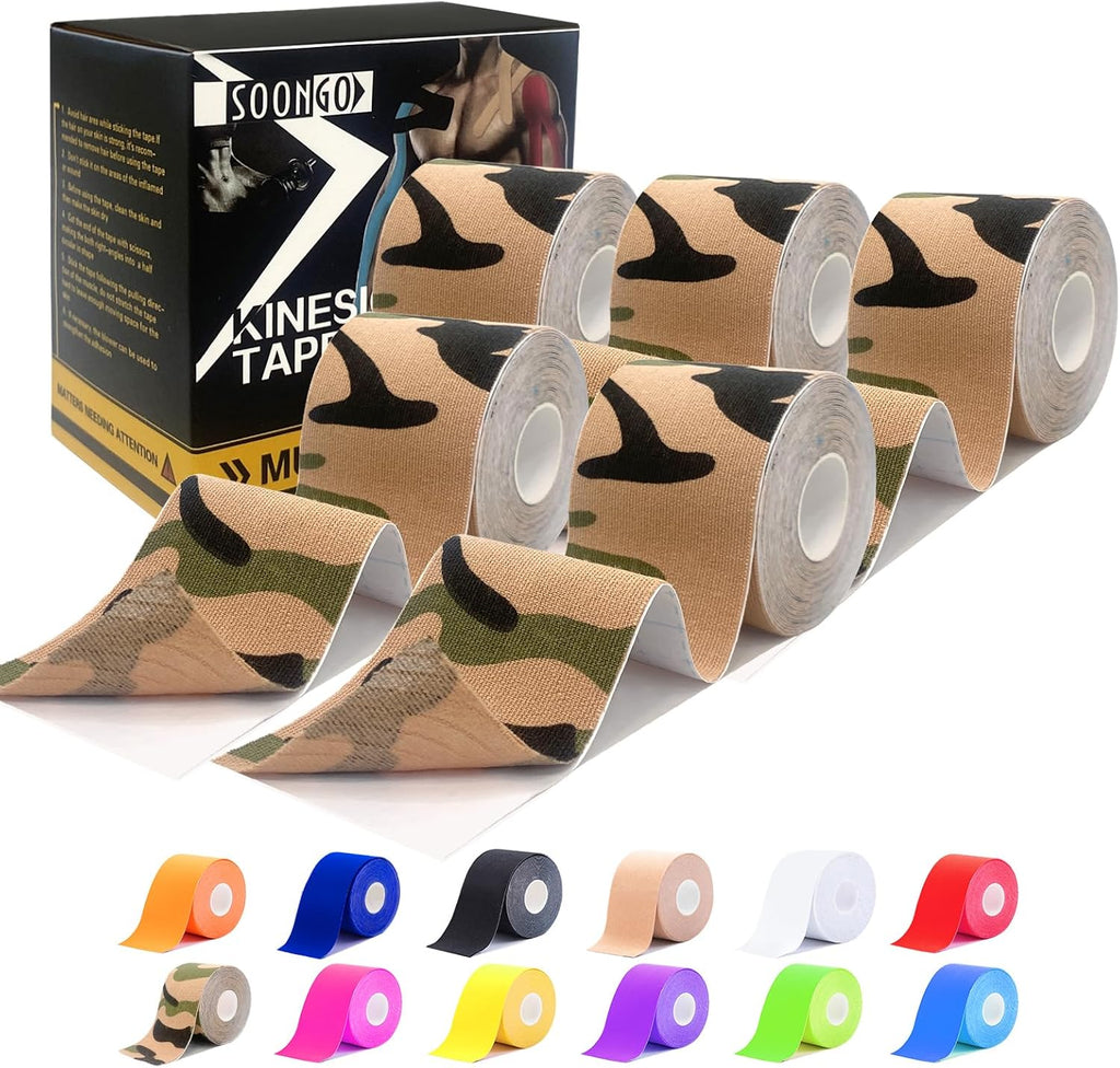 SOON GO Kinesiology Elastic Support for Muscles and Joints, Waterproof Breathable

