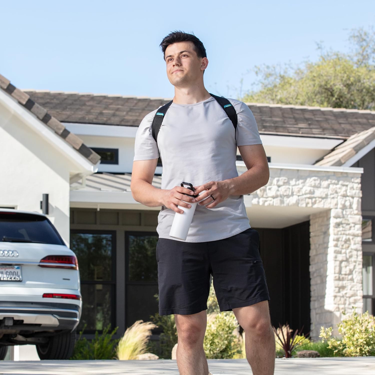 ComfyBrace Posture Corrector Back Brace for Men and Women, Adjustable Straightener

