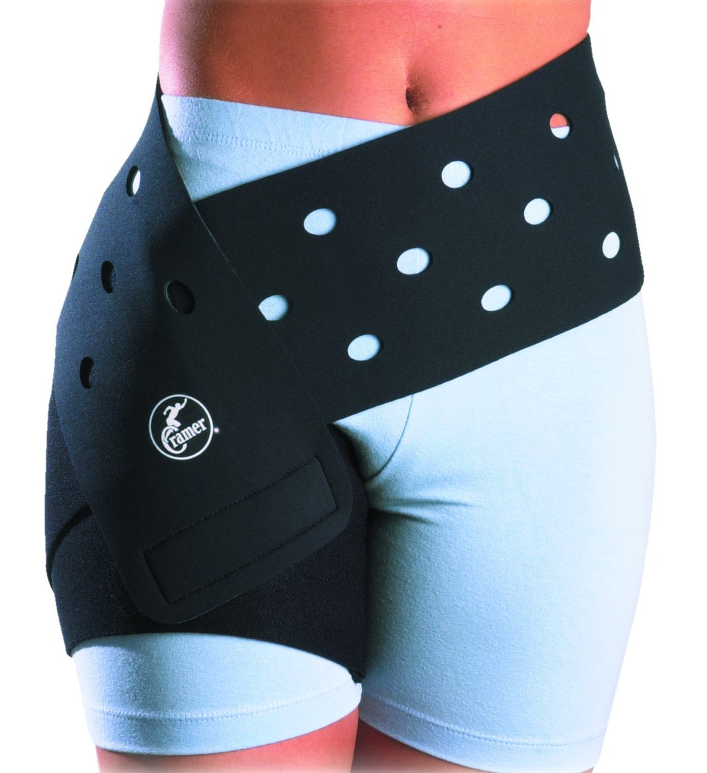Cramer Groin Hip Spica Support Adjustable Neoprene Compression Wrap for Strains

