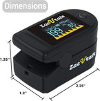 Zacurate 500C Elite Fingertip Pulse Oximeter with Silicon Cover, Batteries & Lanyard

