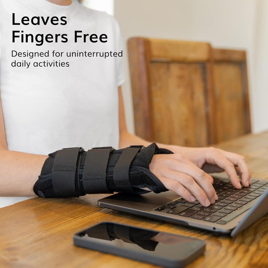 BraceAbility Volar Wrist Splint Support Brace for Carpal Tunnel, Sprains, Arthritis

