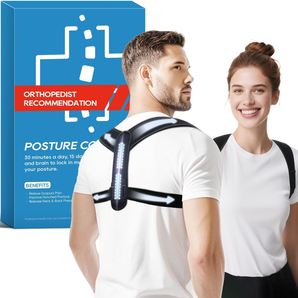 Adjustable Posture Corrector for Neck, Shoulder and Upper Back Support Brace


