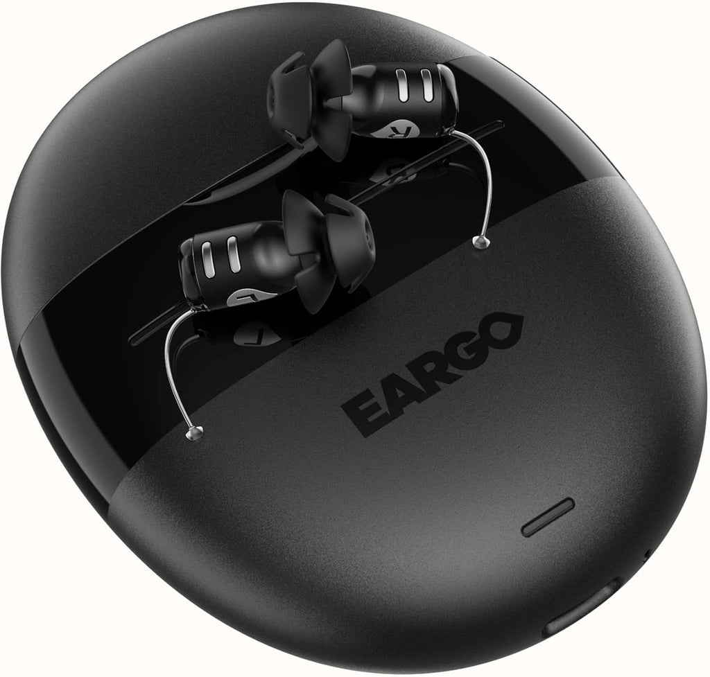 Eargo 8 OTC Self-Fitting CIC Hearing Aids, Rechargeable

