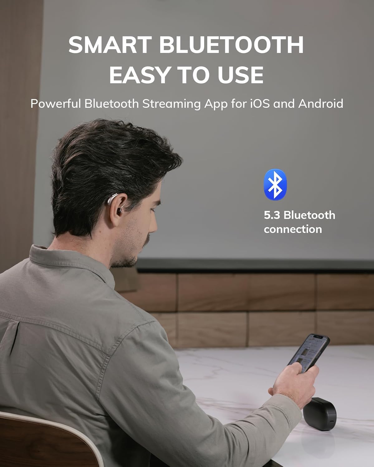 ELEHEAR Beyond OTC Rechargeable Bluetooth Hearing Aids with AI Noise Cancellation

