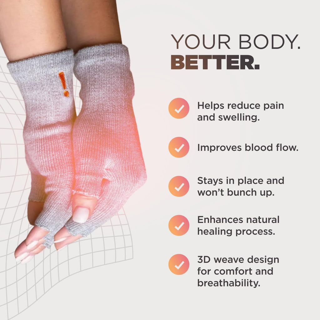 Incrediwear Fingerless Circulation Gloves for Arthritis Support

