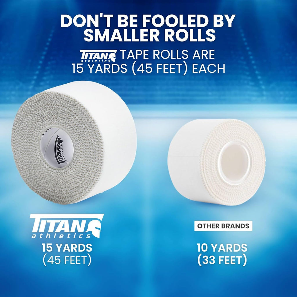 Titan Athletics Athletic Tape, Medical Sports Tape Roll, 1.5 in x 45 ft

