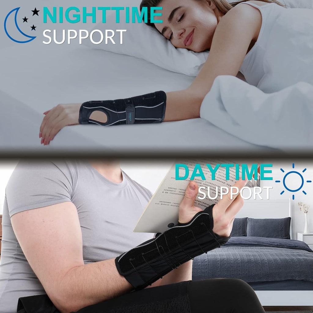 bestlife Reversible Neoprene Wrist Brace with Removable Splints for Carpal Tunnel

