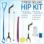 Mars Wellness Hip Replacement Recovery Tool Set: Leg Lifter, Sock Aid, Reacher, Shoe Horn

