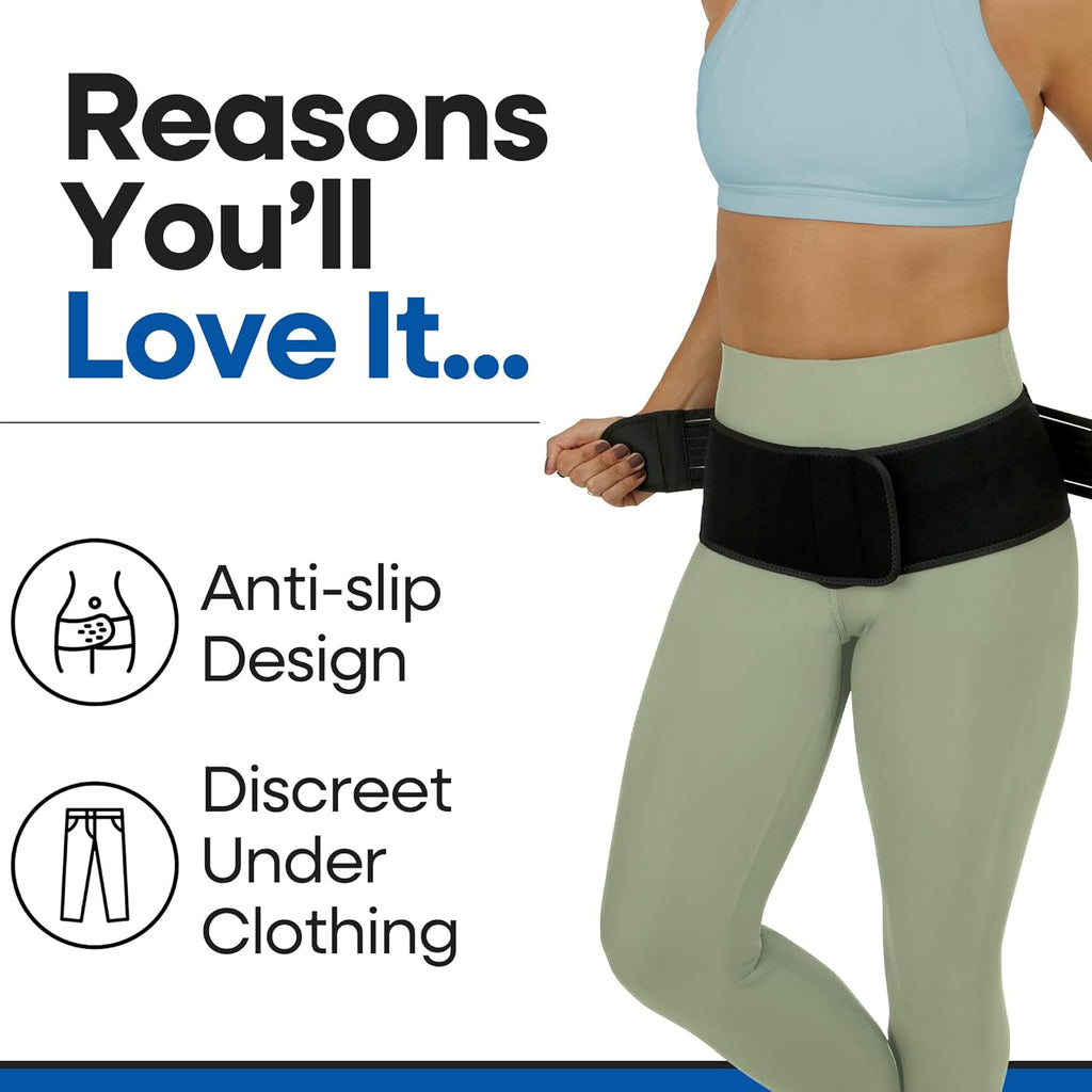 Armstrong America SI Belt Sacroiliac and Sciatica Support Brace for Lower Back Pain

