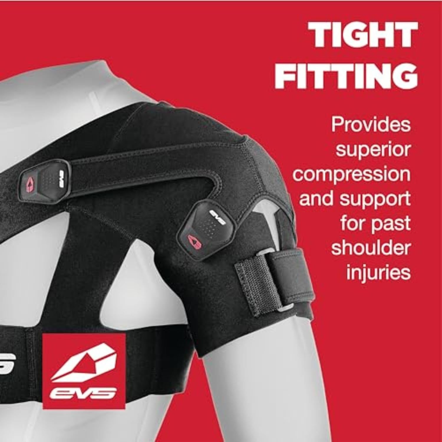 EVS SPORTS SB03 Shoulder Brace for Men Adjustable Breathable Compression Support

