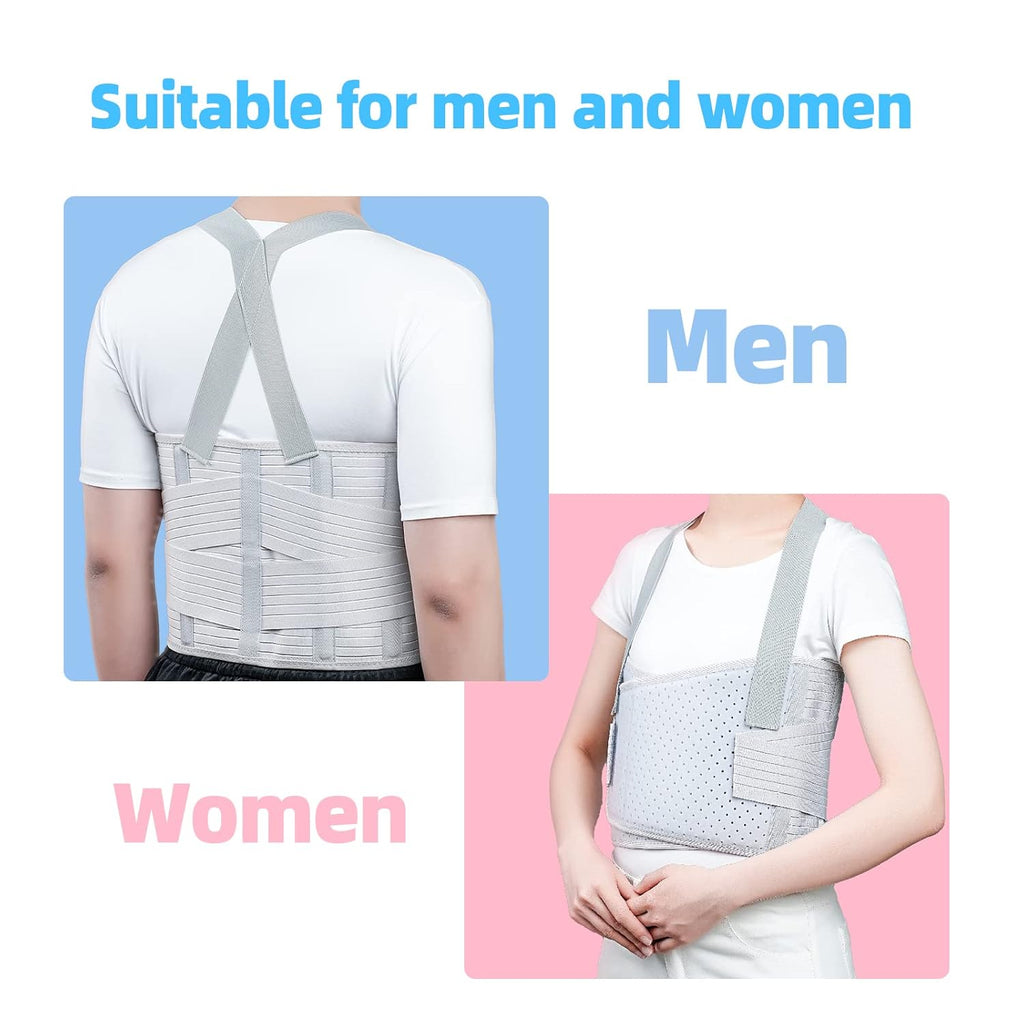 Solmyr Rib Injury Belt Chest Binder Rib Brace Compression Support


