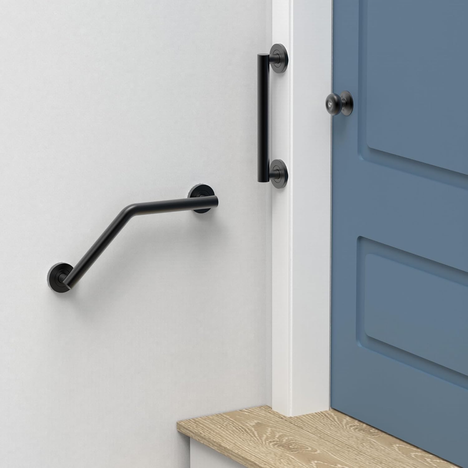 ADA Compliant Stainless Steel Grab Bar for Bathroom Safety, 500 lb Capacity

