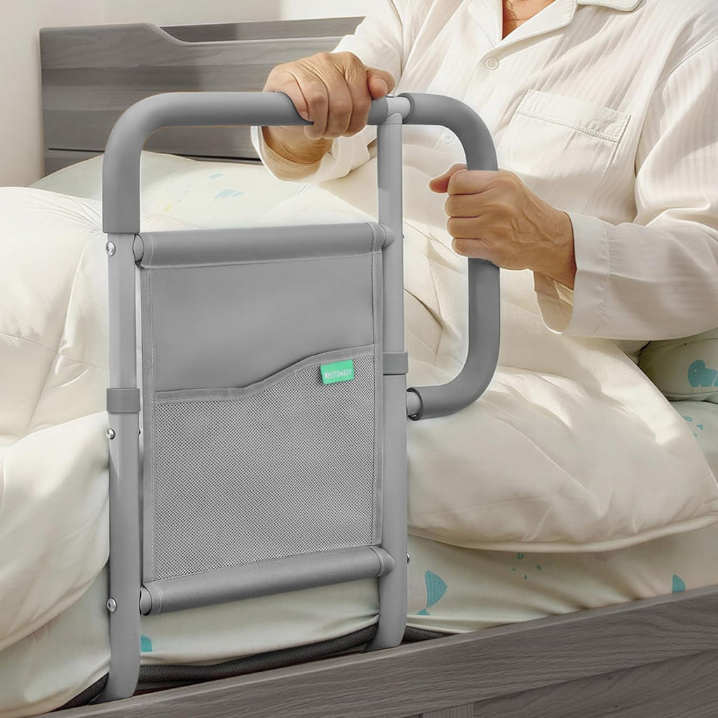 Bed Assist Rail for Elderly Adults, ASTM-Certified, Dual Non-Slip Handles

