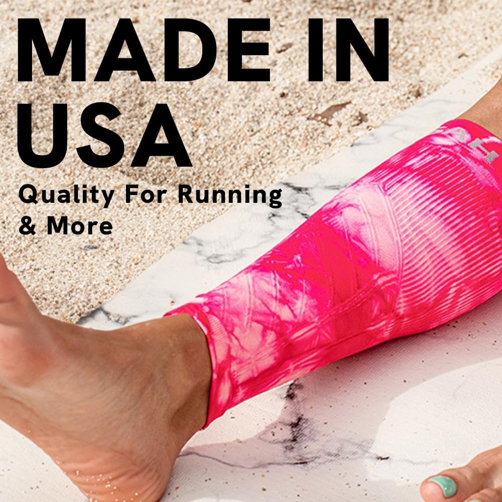 Zensah Running Leg Compression Sleeves for Shin Splints and Calf Support

