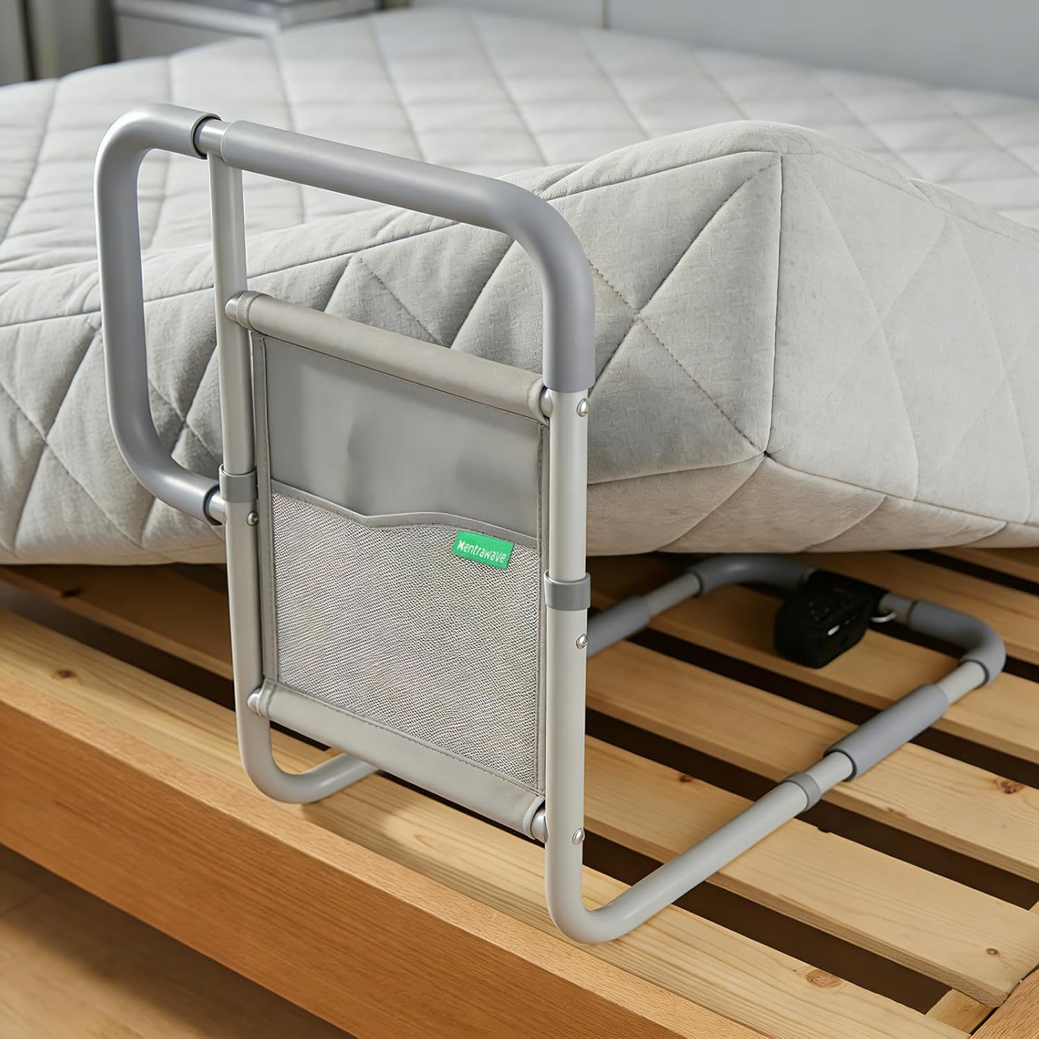 Bed Assist Rail for Elderly Adults, ASTM-Certified, Dual Non-Slip Handles

