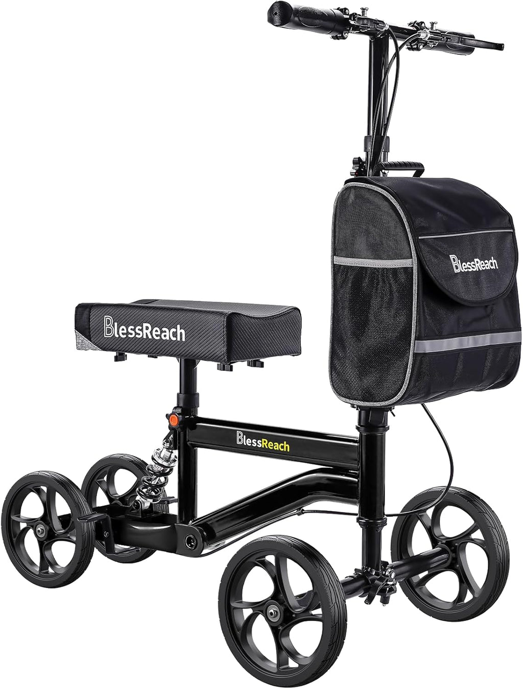 BlessReach Economy Knee Scooter, Steerable Knee Walker, Foldable Knee Walker

