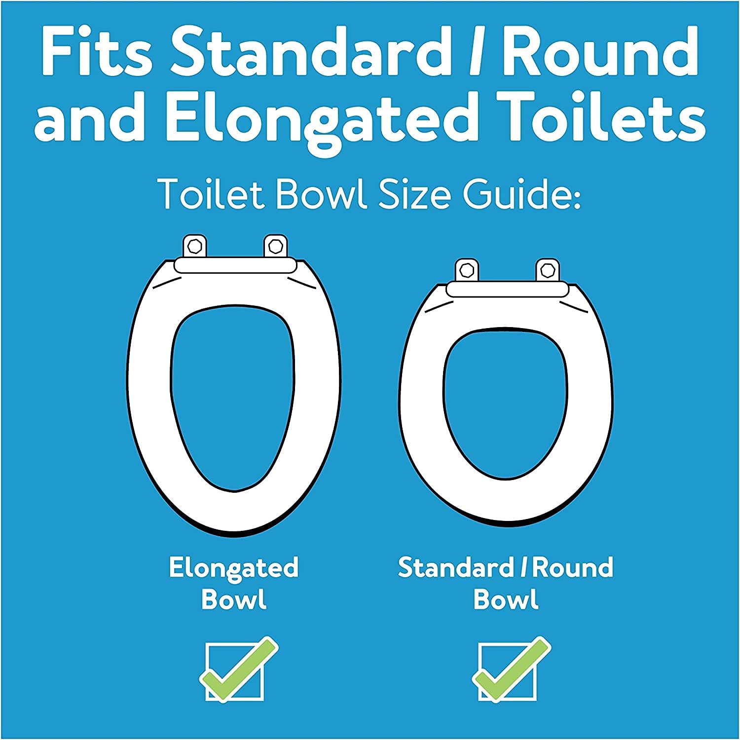 Carex E-Z Lock Raised Toilet Seat Riser with Safety Frame, 5 In Lift, Padded Handles

