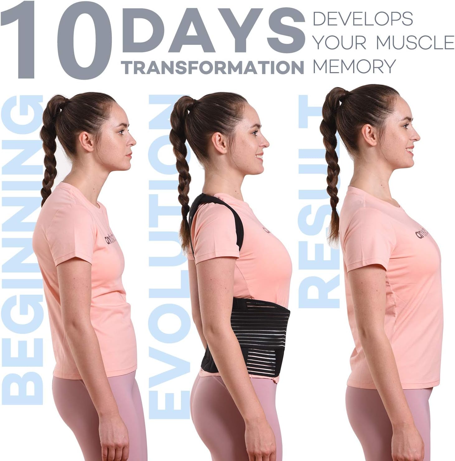 Posture Corrector Back Brace for Men and Women, Thoracic Support TLSO Vest


