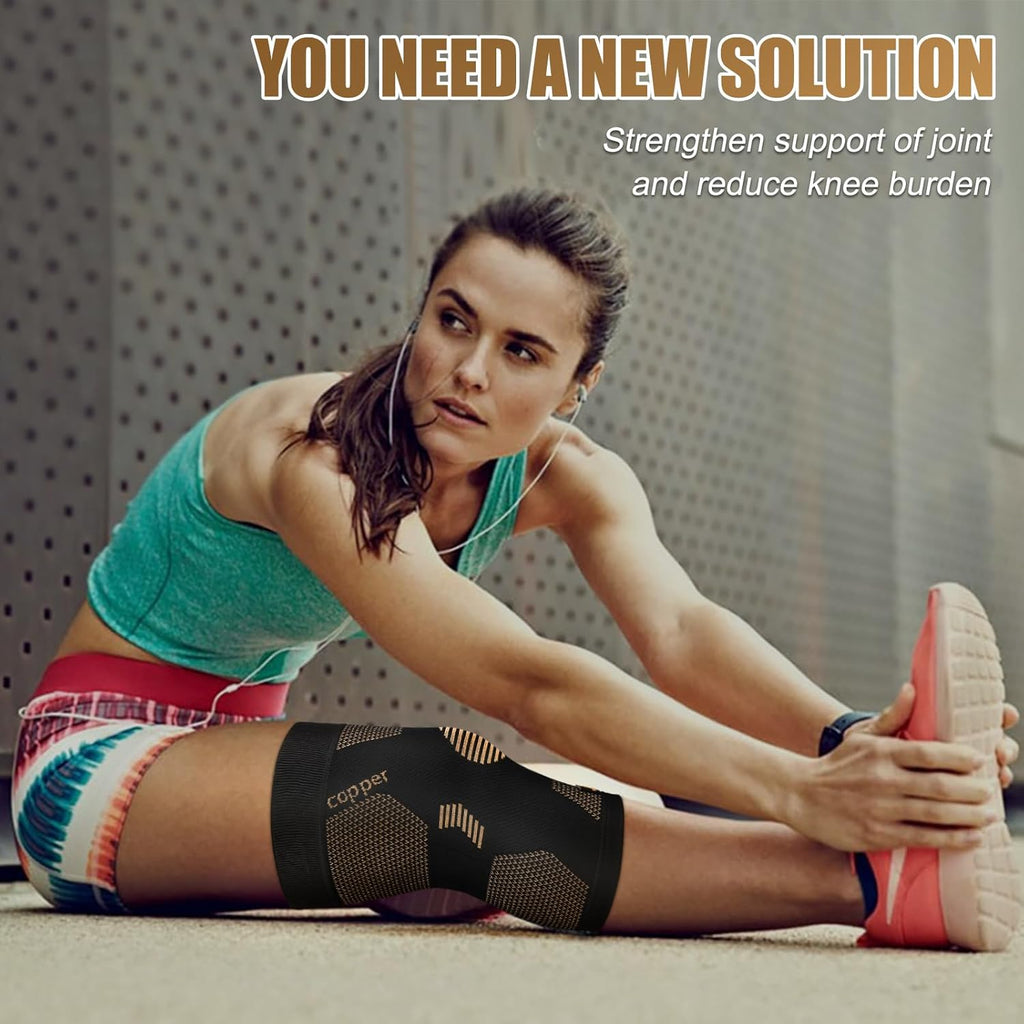 NEENCA Knee Compression Sleeve for Knee Pain, Arthritis, ACL & Joint Support

