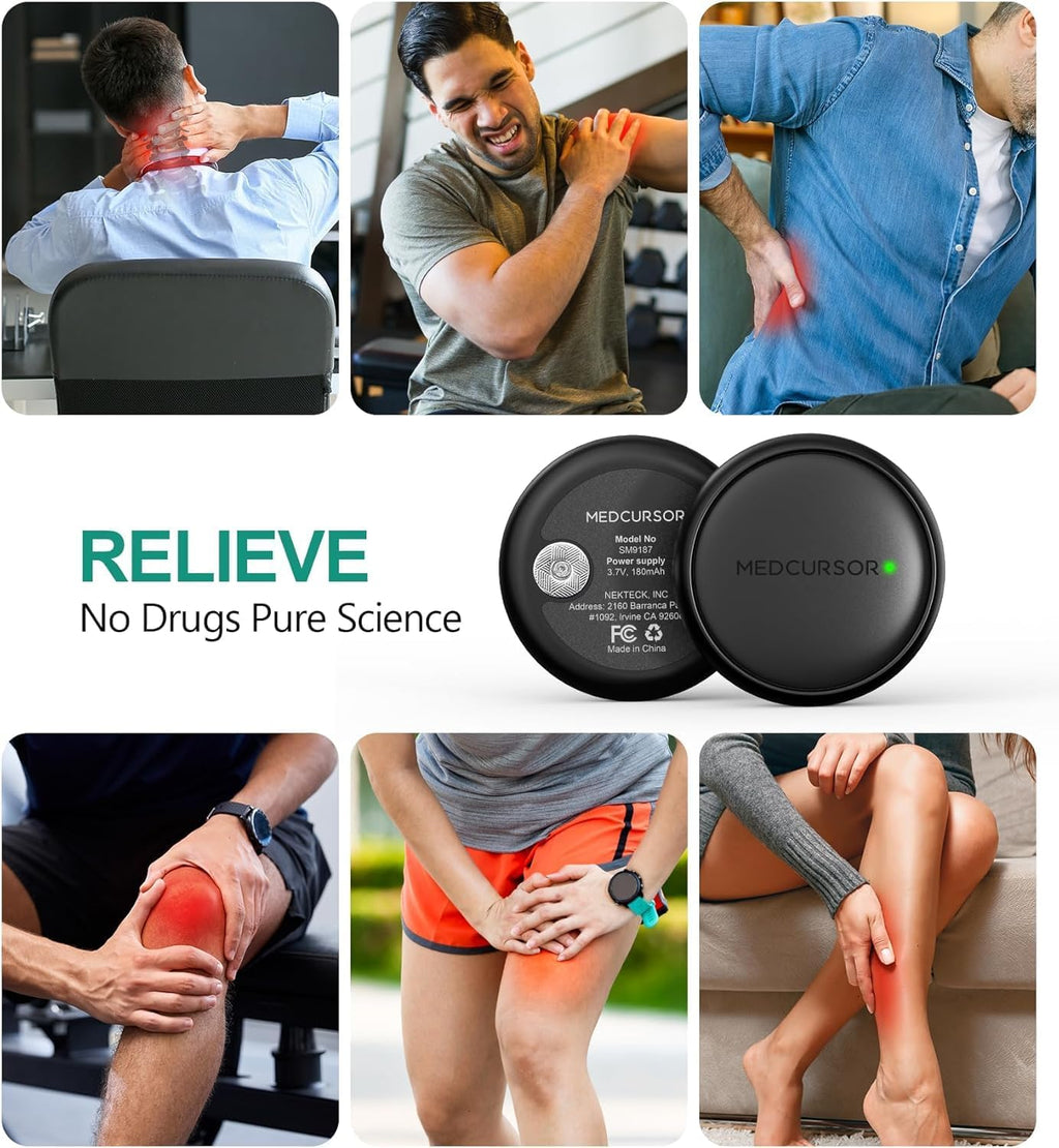 Medcursor Wireless 3-in-1 TENS EMS Relax Dual-Channel Muscle Stimulator with App

