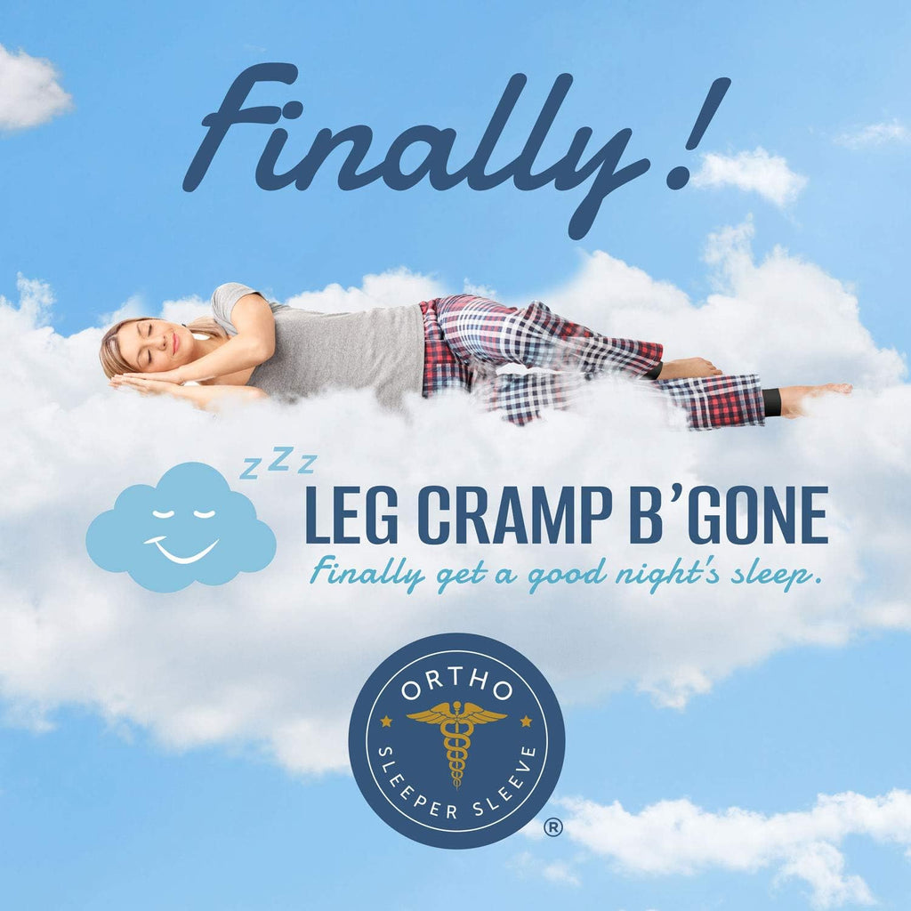 Sleeper Sleeves for Night Leg and Foot Cramps, Easy On Easy Off

