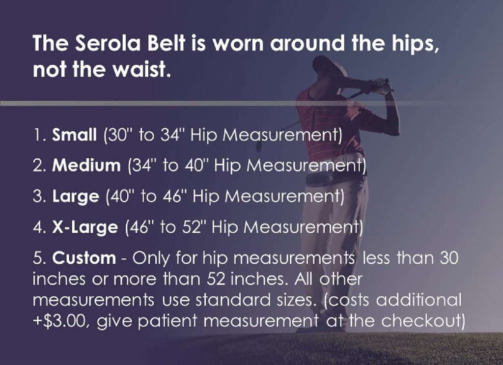 SEROLA Sacroiliac Belt for SI Joint Support, Lower Back Brace for Sciatica and Pelvic

